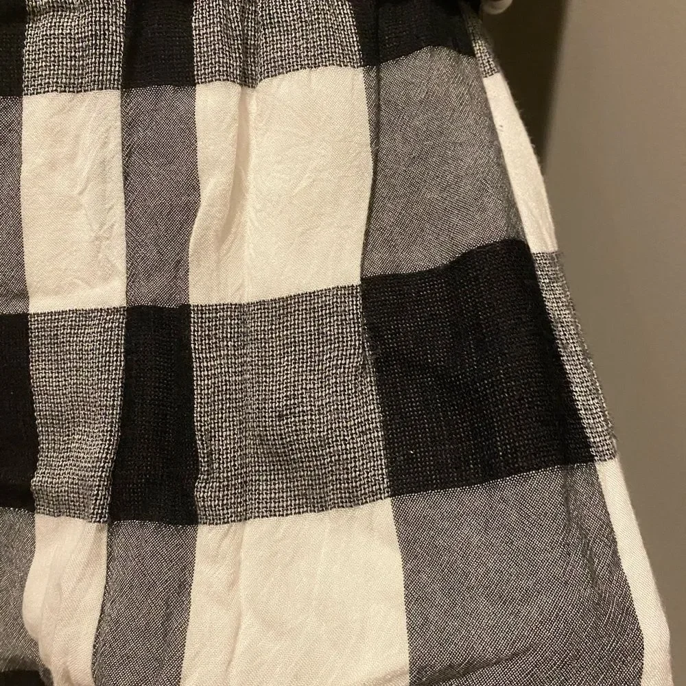 Anthropologie Cloth & Stone checkered gingham romper - Picture 12 of 15